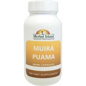 Muira Puama Bark Powder Capsules 500mg - 60 in Kuwait