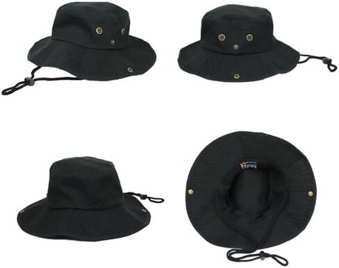 INK STITCH Unisex 1510 Custom Personalized Add Your Logo Texts Embroidery Safari Summer Bucket Hats in Saudi Arabia