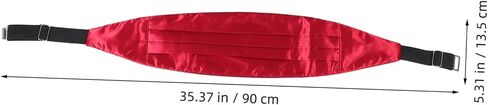 3pcs قابلة للتعديل cummerbund للرجال حزام سهرة أنيقة مع ربطة عنق وجيب مريح الحرف الدائمة للأحداث الرسمية in Saudi Arabia