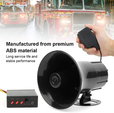 keenso بصوت عالٍ ، إنذار السيارة ، صفارة الإنذار ، 115db 50W ، التركيب العالمي ، الجهد 12 فولت ، المصنعة من مواد ABS ، يناسب نموذج مختلف ، يناسب معظم السيارات in Kuwait