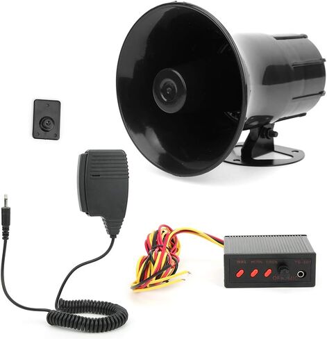 keenso بصوت عالٍ ، إنذار السيارة ، صفارة الإنذار ، 115db 50W ، التركيب العالمي ، الجهد 12 فولت ، المصنعة من مواد ABS ، يناسب نموذج مختلف ، يناسب معظم السيارات in Kuwait