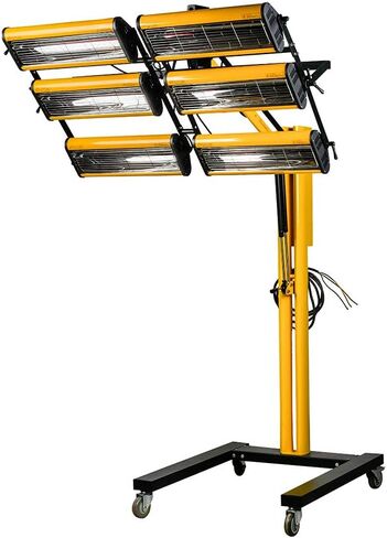 Solary Baking Infrared Paint Curing Lamp, 6KW 220V Short Wave Infrared Heat Light for Paint Drying, Auto Film, Body Repair in Saudi Arabia