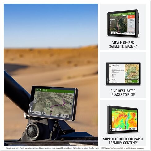 Garmin Tread 2 - SxS Edition, Rugged 8-inch Touchscreen Powersport GPS Navigator for Thrilling Off-Road Rides Navigation Bundle with Cleaning kit and More in Saudi Arabia