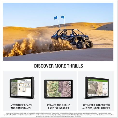 Garmin Tread 2 - SxS Edition, Rugged 8-inch Touchscreen Powersport GPS Navigator for Thrilling Off-Road Rides Navigation Bundle with Cleaning kit and More in Saudi Arabia