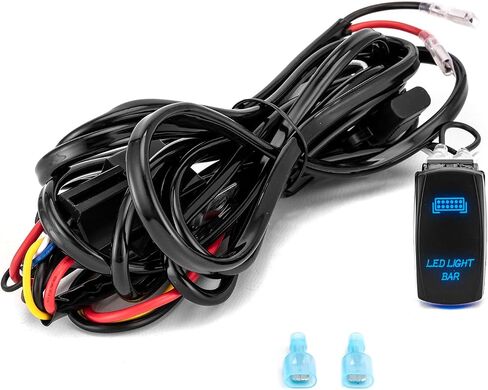 WEISEN 300W مفتاح على شريط LED شريط الأسلاك تسخير ث /ACC المحطة الطرفية التبديل التتابع FUSE ، 14AWG 1 LEDE in Saudi Arabia