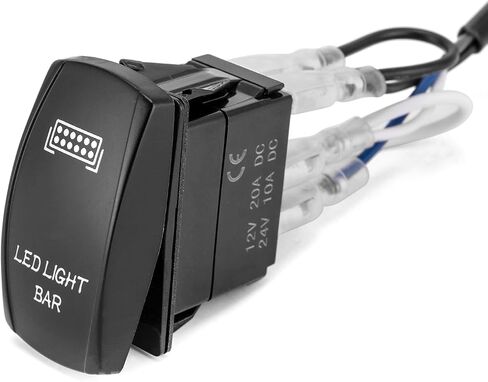 WEISEN 300W مفتاح على شريط LED شريط الأسلاك تسخير ث /ACC المحطة الطرفية التبديل التتابع FUSE ، 14AWG 1 LEDE in Saudi Arabia