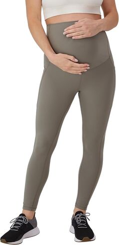 Hanes Women's Maternity 7/8 Leggings, Stretch & Recover Pregnancy Leggings with Foldable Waistband, 25" Inseam in Saudi Arabia