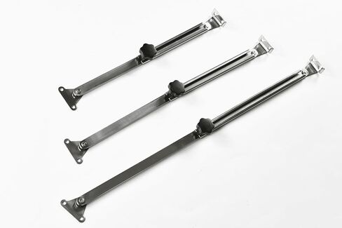 Vinland Marine Stay Adjuster Length 6.2"~19.1" 304 Stainless Steel, Hatch Support Stay, Marine Yacht, RV Hatch Holder, Boat Hatch Lids, Boat Window, Marine Porthole Windows, Boat Hatch Cover in Saudi Arabia