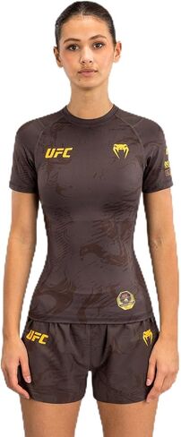 Venum UFC Fusion Fight Week للسيدات بأكمام قصيرة من Rashguard in Saudi Arabia