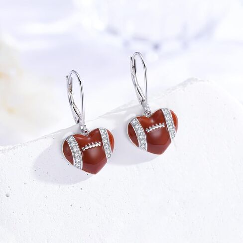 Baseball Earrings for Women 925 Sterling Silver Softball Dangle Drop Stud Earrings Sport Lover Jewelry Christmas Gifts for Baseball Player in Kuwait