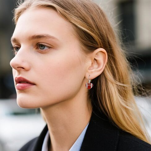 Baseball Earrings for Women 925 Sterling Silver Softball Dangle Drop Stud Earrings Sport Lover Jewelry Christmas Gifts for Baseball Player in Kuwait