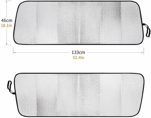الجانب الأمامي Silver Visor Sunshade Windshield الداخلية لجيب لرينجلر 2018-2019 224-0137 in Saudi Arabia
