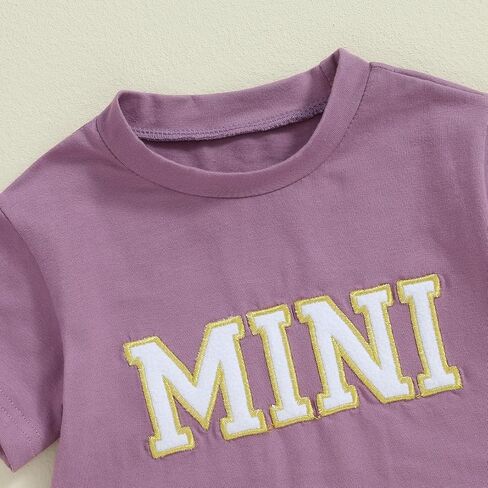 قمصان متطابقة من Mommy and Me، تي شيرت برسومات لطيفة، ملابس متطابقة للأم والصغيرة (الطفل، Mom Mini Rose Red، 3-6 أشهر) in Kuwait