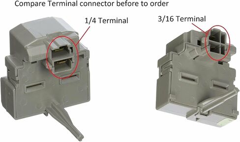 GLOB PRO SOLUTIONS WR08X22874 CK900368 Fits Embraco Compressor Start Relay 1/4 terminal Replacement for and compatible with GE Hotpoint Heavy DUTY in Saudi Arabia