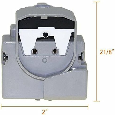 GLOB PRO SOLUTIONS WR08X22874 CK900368 Fits Embraco Compressor Start Relay 1/4 terminal Replacement for and compatible with GE Hotpoint Heavy DUTY in Saudi Arabia