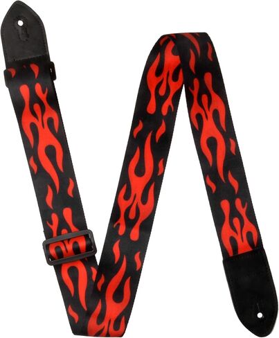 AZOR Guitar Straps for Acoustic Electric Guitar Bass, Vintage Woven Guitar Strap Adijustable with Genuine Leather Ends,Come with Strap Button 1 Pair Strap Locks and 3 Guitar Picks(21030) in Saudi Arabia