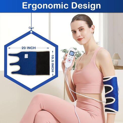 Cordless Elbow Heating Pad for Tennis Elbow Relief,Vibration Massage Heated Elbow Brace for Cubital Tunnel,Rechargeable Heating Pad for Elbow for Tendonitis,USB Elbow Massager for Pain Relief in Saudi Arabia