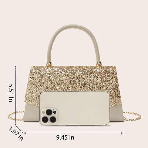 YYW Clutch Purses for Women Formal, Evening Clutch Evening Handbags Vintage Purses Handbags with Detachable Chain in Saudi Arabia