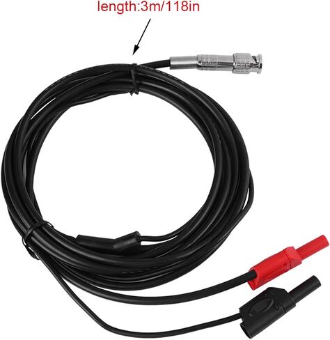 HT30A Lead Auto Test for Oscilloscope ، 3 متر HT30A لخط اختبار السيارات الثقيلة مع تحقيقات ومقاطع واسعة النطاق ، BNC عالية الجهد إلى كابل محول رأس الموز لإصلاح السيارة in Kuwait