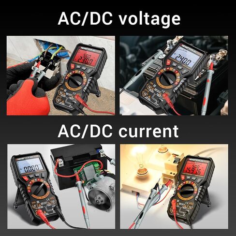 ANENG Multimeter ، TRMS 20000 يحسب الاختبار الرقمي المغناطيسي مع قياسات عالية الدقة متراة في الفولتميتر المقياس AC/DC ، التيار ، المقاومة ، السعة ، NCV ، AMP Hold AMP للسيارات in Kuwait
