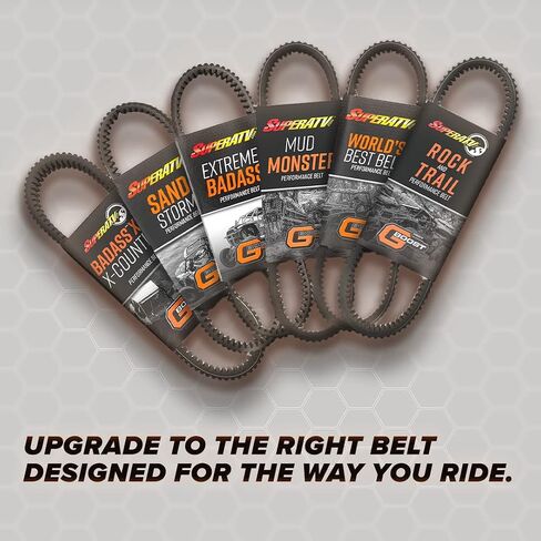 SuperATV Extreme Badass CVT Drive Belt for 2018+ Polaris Ranger XP 1000/2019+ Ranger XP 1000 Crew | Built for high Temps and Extreme Abuse! in Saudi Arabia