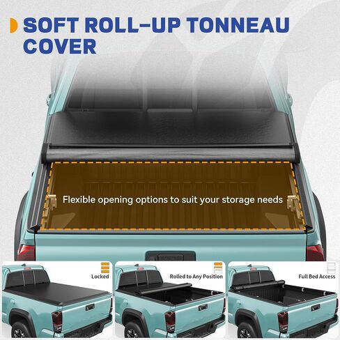 Soft Tri-Fold Truck Bed Tonneau Cover Fit for Nissan Frontier 2005-2025(NO México) 5 ft Bed in Saudi Arabia