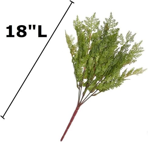 Factory Direct Craft Fern Bush-(3 Bushes) Softly Flocked Vinyl Fern Has a Mossy Outdoor Look for Realism. The Natural Green Coloring Makes Them Perfect for Centerpieces, or Rearrangement of Florals in Kuwait