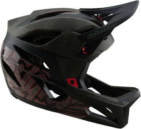 Troy Lee Designs Stage MIPS Stealth Full-Face Mountain Bike Helmet. Max Ventilation Lightweight EPP EPS Racing Downhill DH BMX MTB - Adult Men Women Unisex (Midnight, XL/XXL) in Saudi Arabia