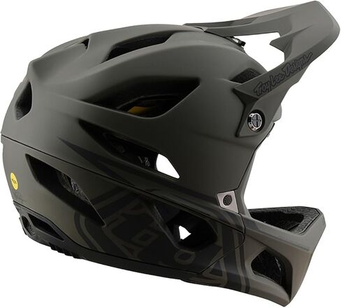 Troy Lee Designs Stage MIPS Stealth Full-Face Mountain Bike Helmet. Max Ventilation Lightweight EPP EPS Racing Downhill DH BMX MTB - Adult Men Women Unisex (Midnight, XL/XXL) in Saudi Arabia