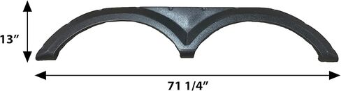 Keystone Alpine 2018-2020 Black Fender Skirt in Kuwait