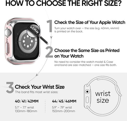 Adorique 3-in-1 Compatible for Apple Watch Band 40mm 41mm 42mm 44mm 45mm 46mm, Soft Silicone Sport Strap for iWatch Series SE 10 9 8 7 6 5 4 3 in Kuwait