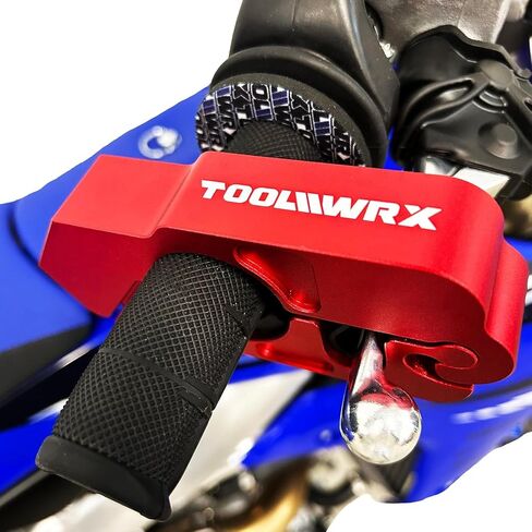 Motorcycle Grip Lock - Heavy Duty Brake Handlebar Throttle Lock Secure Anti Theft Protection for Moped ATV Sooter or Dirtbike Simple to use Accessory (Black, 2X Keys) in Saudi Arabia