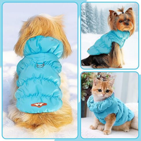 ABRRLO Warm Fleece Dog Jacket Coat for Small Medium Dog Winter Clothes Girl in Saudi Arabia