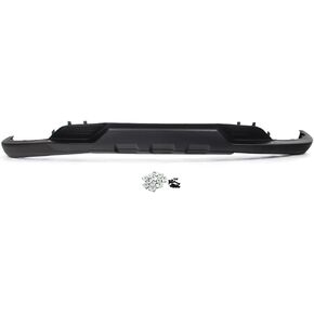 Front Bumper Valance + Chrome Skid Plate Compatible with Silverado 1500 2016-2019 with Z71 (W/Tow Hook Holes W/Skid Plate) in Saudi Arabia