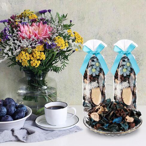 Nuanchu 8 Pack Potpourri Bowl Filler Rose Potpourri Dray Flowers Decorative Bowl Filler Decore Home Home Decor in Kuwait