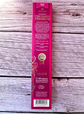 Premium Tibetan Incense Sticks 8 u Pink Passion Fascination – Jasmine, Rose, Plum & Saffron Incense | Non-Toxic, Floral & Seductive Home Fragrance for Romance & Relaxation – Aromanza in Saudi Arabia