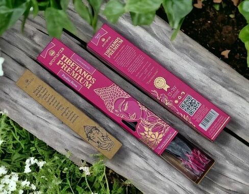 Premium Tibetan Incense Sticks 8 u Pink Passion Fascination – Jasmine, Rose, Plum & Saffron Incense | Non-Toxic, Floral & Seductive Home Fragrance for Romance & Relaxation – Aromanza in Saudi Arabia
