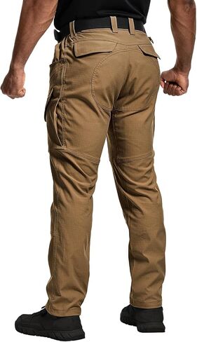 Tactical Pants Men's Flex Ripstop Water-Resistant Lightweight Stretch Cargo Trousers for EDC Outdoor Work Hiking in Saudi Arabia