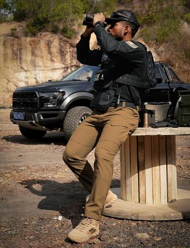 Tactical Pants Men's Flex Ripstop Water-Resistant Lightweight Stretch Cargo Trousers for EDC Outdoor Work Hiking in Saudi Arabia