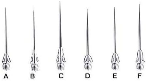 LSTYLE One80 Dart Points: Conversion Points for 2BA Standard Thread to Play Steel Tip - Reflex Point B in Saudi Arabia