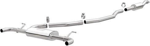 Magnaflow Cat -Back Performance System 15230 - STREET Series ، الفولاذ المقاوم للصدأ 2.5 بوصة أنابيب رئيسية ، مخرج خلفي مزدوج ، تلطيخ مصقول 2.25 بوصة - مجموعة عادم السيارة المحلية in Saudi Arabia