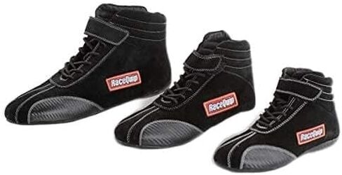 RaceQuip Race Shoes Euro Carbon-L Series SFI 3.3/5 Certified Black Size 9.5 30500095 in Saudi Arabia