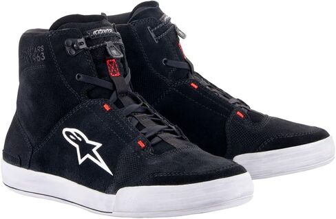 أحذية Alpinestars Chrome Riding (9) (الفلورسنت الأسود/الرمادي/الأحمر) in Saudi Arabia
