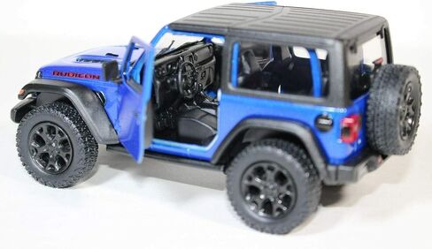 Wrangler Rubicon Inspired Replica 4x4 Hard Top Overlander Diecast Model Toy Car in Black in Kuwait