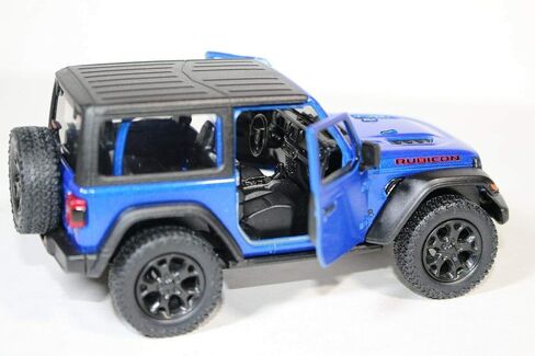 Wrangler Rubicon Inspired Replica 4x4 Hard Top Overlander Diecast Model Toy Car in Black in Kuwait
