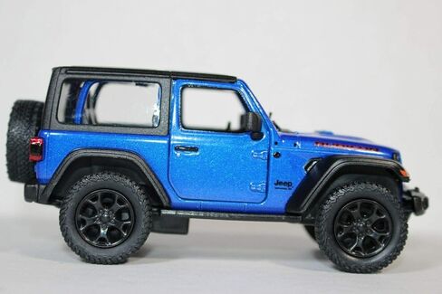 Wrangler Rubicon Inspired Replica 4x4 Hard Top Overlander Diecast Model Toy Car in Black in Kuwait