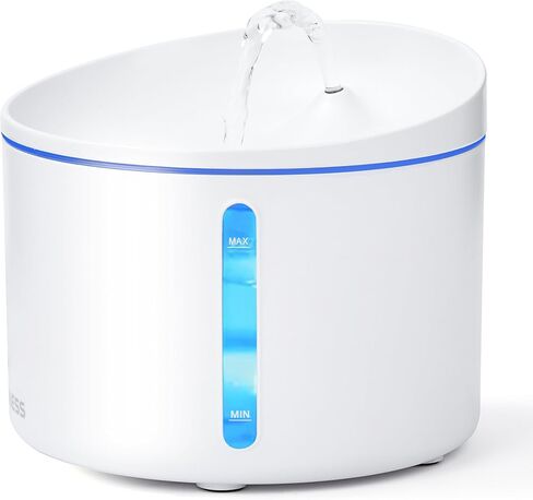 DOGNESS Pet Water Fountain 1L Filter, Healthy and Hygienic Drinking Fountain Super Quiet Flower Automatic Electric Water Bowl for Dogs, Cats, Birds (1L Filters - 6 Pieces) in Kuwait