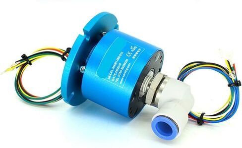 Rotary union 1 passage with electrical slip ring 6 wires /12 wires /24 wires Port G1/4''(1 passage 6CH 10A) in Saudi Arabia
