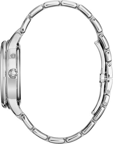 Citizen Eco-Drive Calendrier Moonphase Blue Diamond Accent Dial Stainless Steel Watch | 37mm | FD0000-52N in Kuwait