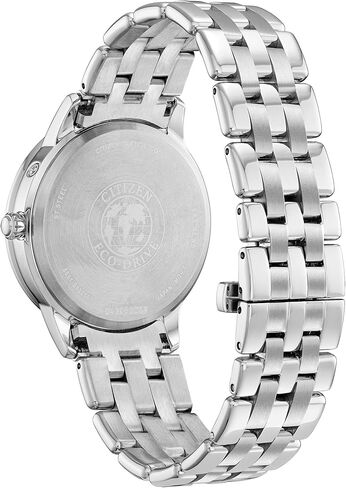 Citizen Eco-Drive Calendrier Moonphase Blue Diamond Accent Dial Stainless Steel Watch | 37mm | FD0000-52N in Kuwait